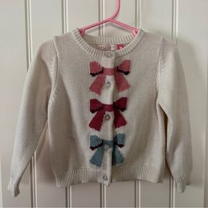 Pink Chicken Bow Cardigan